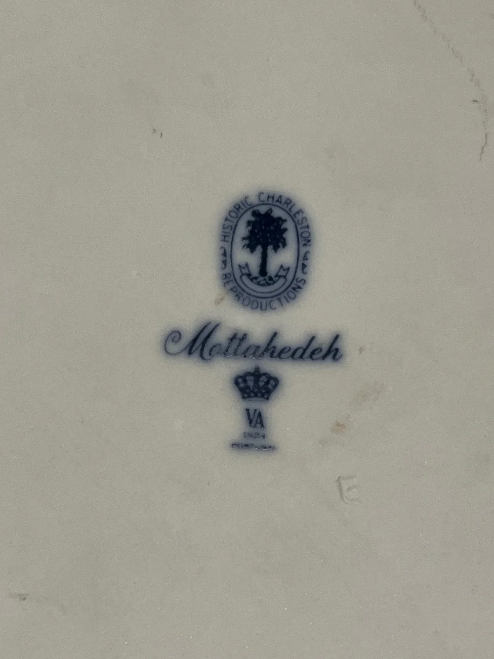 Mottahedeh Historic Charleston Blue Canton tea tile trivet